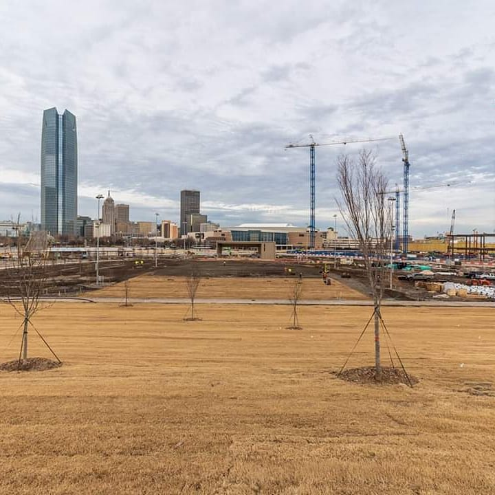 ScissortailPark's tweet photo. Visualize the GREEN grass and tree leaves come spring. It will be beautiful! Remember how it was? Photos by @Maps3 https://t.co/CYutbtBiR7