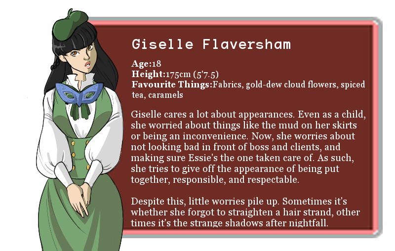 EXPressoMutt's tweet photo. Character bios of our favorite ladies~ #yeg #gamedev #indiedev #cameraanima #expressomutt https://t.co/b23T1UoU8L