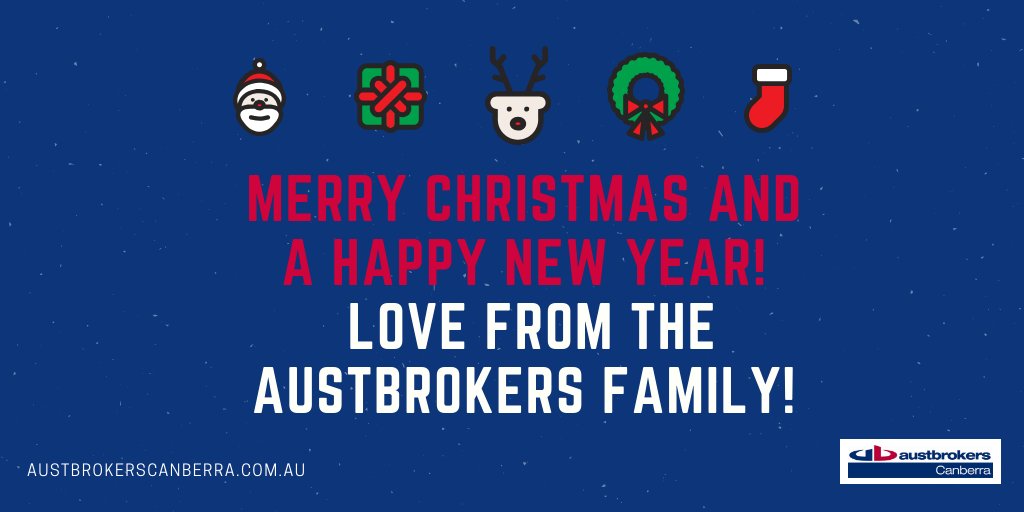 Merry Christmas and a Happy New Year from our #AustbrokersCanberra family to yours!