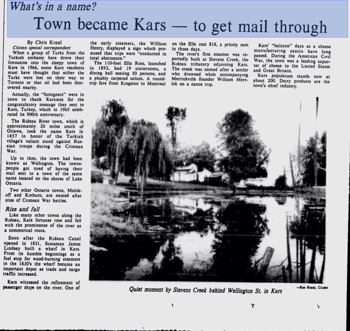 <a href="/KarsaGit/">Kars'a Git</a> Ruslara karşı Kars’ı savunan Kanada'lı Williams Paşa anısına Ontario’da “Kars” isminde bir kasaba var. <a href="/IsilAcehan/">Dr. Işıl Acehan</a> bu konuyu yazmıştı daha önce. İşte hikayesi : facebook.com/10000141305924… @TorontoTurkCons