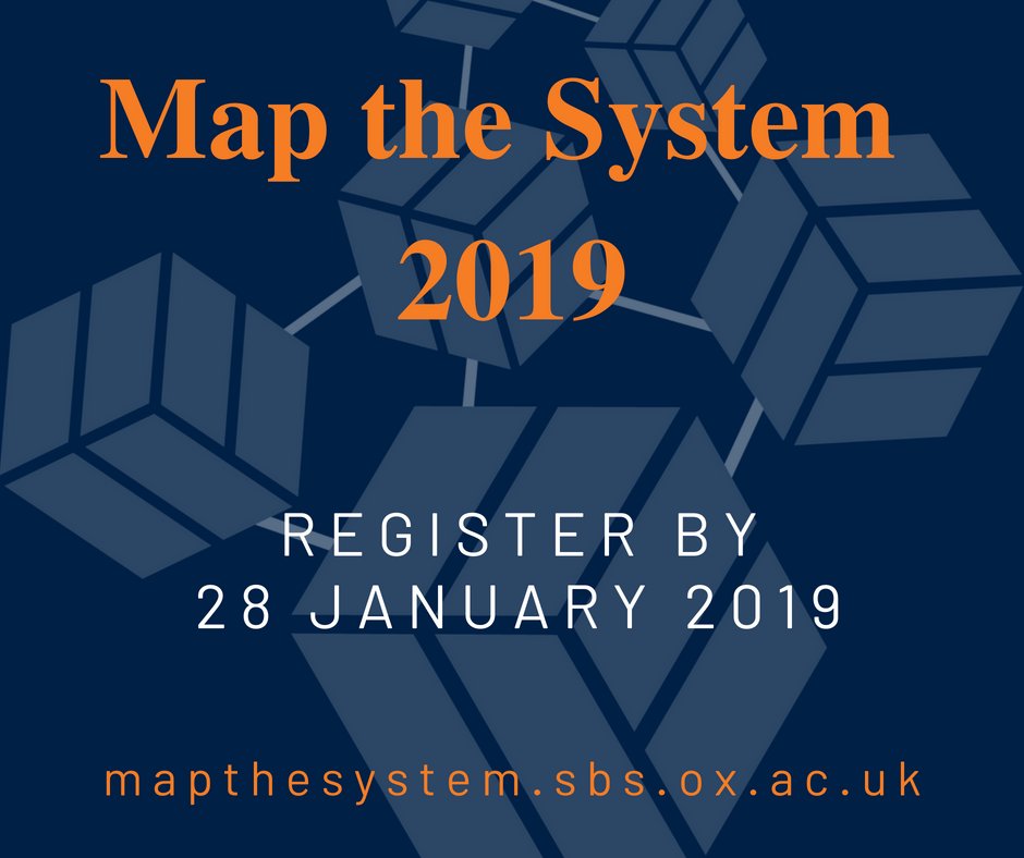 The Map the System Challenge is back again! This global competition is run by the University of Oxford, and it challenges students to think differently about social or environmental change. Learn more here: ow.ly/qQVM30n2k1o