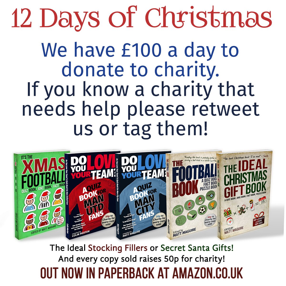 canpress's tweet photo. Day 9 - £100 donated to @ukstandalone - royalties from our books! #xmas #charity #donations Please retweet so we can donate next year #stockingfiller #secretsanta https://t.co/aSmvALnWl2 … … … https://t.co/hz3wEJzXJd