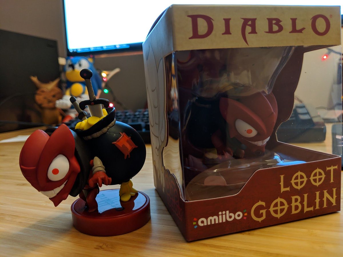 holdall Ord slim amiibo Alerts on Twitter: "The Diablo III Loot Goblin amiibo is actually  pretty damn cool. Don't care that they used an existing model... Still  available (exclusively online) from GameStop: https://t.co/oe93Q7xZgV  https://t.co/SPXPzHb7Ms" /