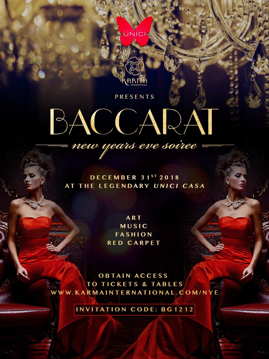 Ring in the new year in style! Strolling performers, multiple rooms of music, premium bottle service, and LA’s sexiest crowd. Visit karmainternational.com/NYE and use Invitation Code: BG1212  #nye #nyeparty