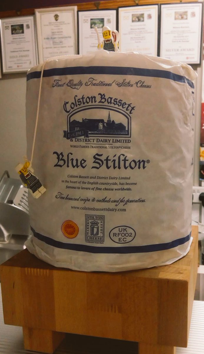 That's the cheeseboard sorted... 🧀 <a href="/colstonbassett/">Colston Bassett Dairy</a> #stilton #local #christmas