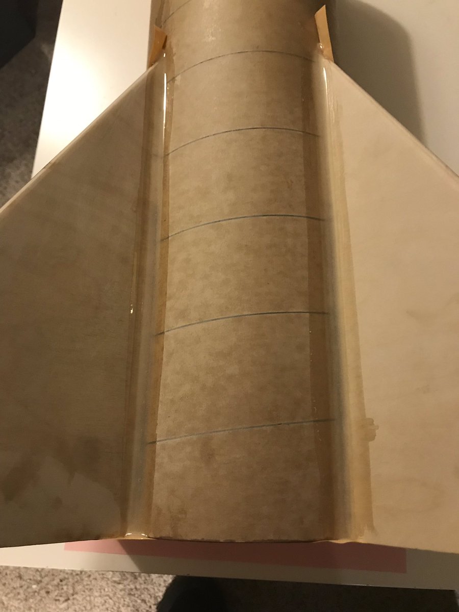 modelrocketguy's tweet photo. On the something day of Christmas, I gave my @LocPrecision Bullet external fillets. After this last set dries, we sand the edges down and start to fill/seal the fins. #locbullet #thelocmafia #highpowerrocketry #modelrocketry #locprecision #modelrockets #rocketry #locbullet https://t.co/LaHnUyxlsv