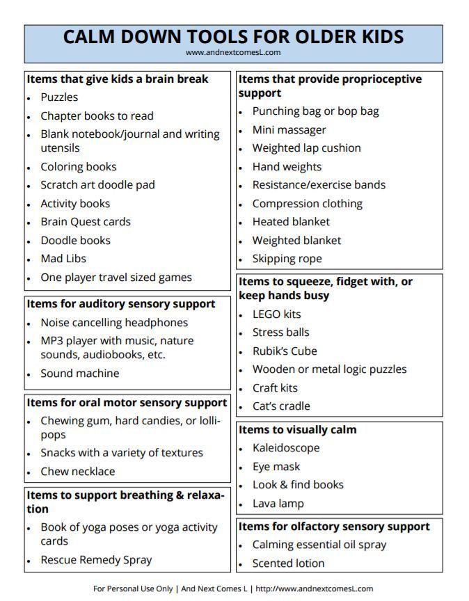 andnextcomesl's tweet photo. Want to build a calm down kit for older kids? Check out this free printable list of things to put in a calm down bin for older kids #kids #calmdownkit #calmdownbin #freeprintables #autism #selfregulation https://t.co/aNx3AGcwZS #calmdownstrategies #kids #copingskills #selfregul… https://t.co/86YYzev5s0
