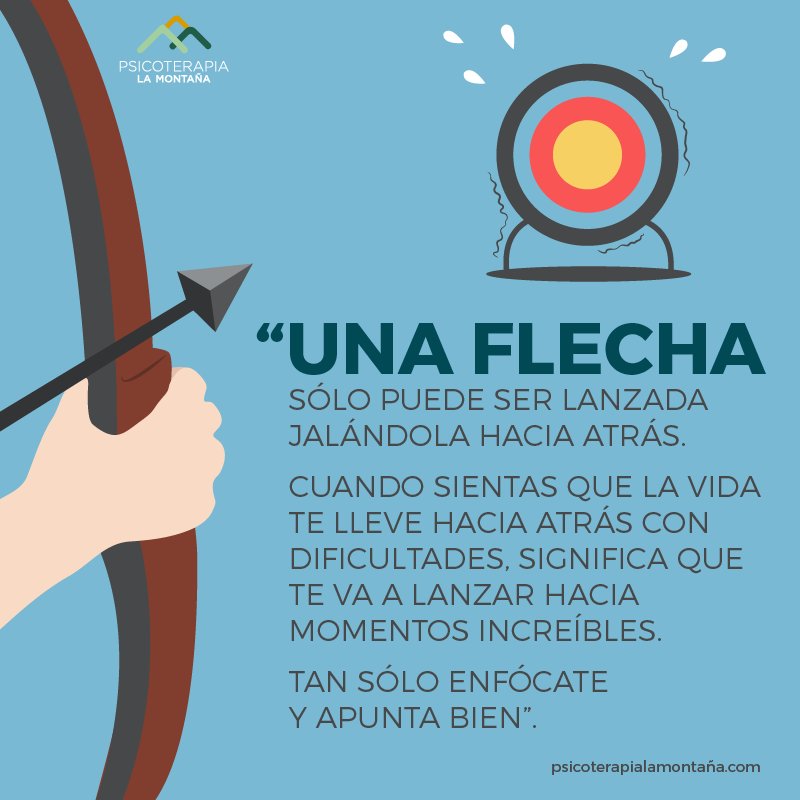 Cuando sientas que la vida te lleva hacia atrás.