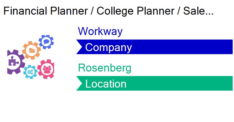 Workway's tweet photo. New Job Opening at Workway in #Rosenberg! #Jobs https://t.co/NQAzbLPZHd https://t.co/gCC86icURZ