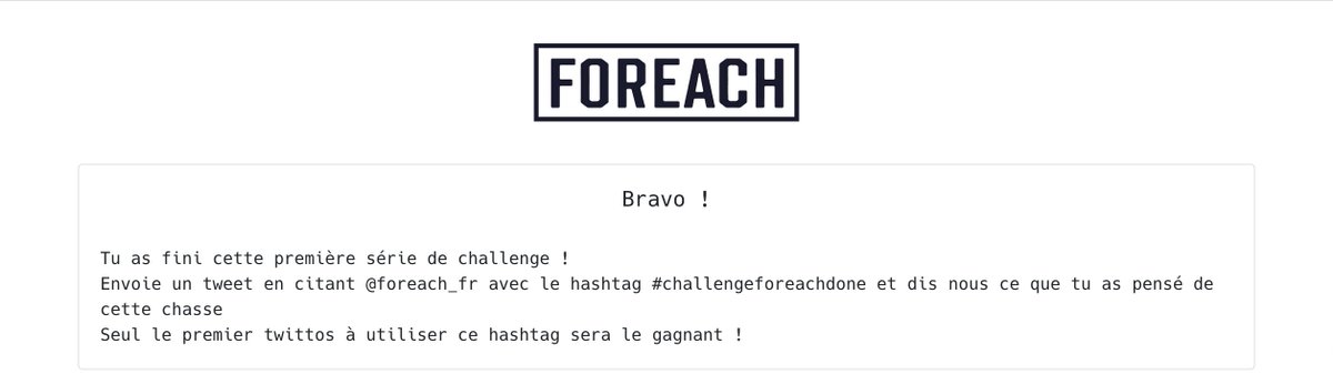 playonlinux's tweet photo. #challengeforeachdone 
Thank you @foreach_fr! https://t.co/boVD42vU9N
