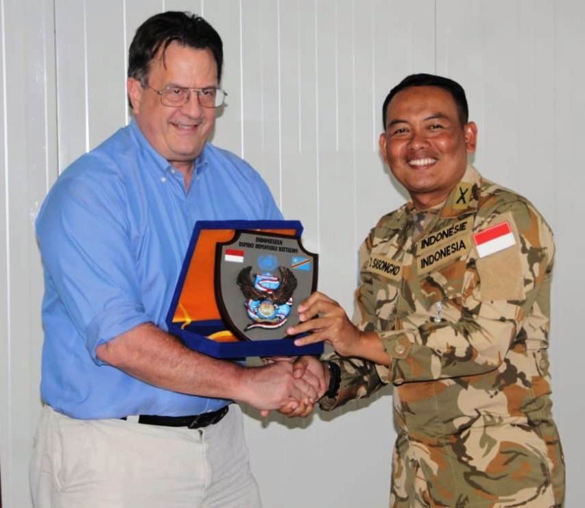 Selanjutnya Mr. David Gressly menekankan agar Satgas TNI Konga XXXIX-A RDB MONUSCO bekerja secara profesional dalam melaksanakan tugas sebagai pasukan pemeliharaan perdamaian.
#DansatgasTni #KontingenGaruda