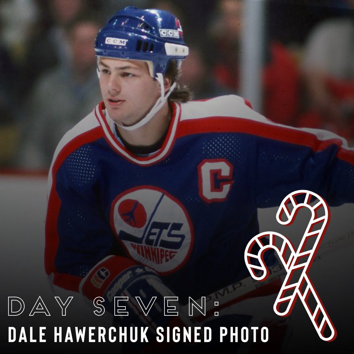 NHLAlumni's tweet photo. Day 7 of our #NHLAlumni 12 Days of Giveaways is a Dale Hawerchuk Signed Photo! For your chance to win, RT this post and tag a Hawerchuk fan in the comments. Stay tuned to our page for just a handful of giveaways left this holiday season. 🎁 https://t.co/uDr9gkMXBF
