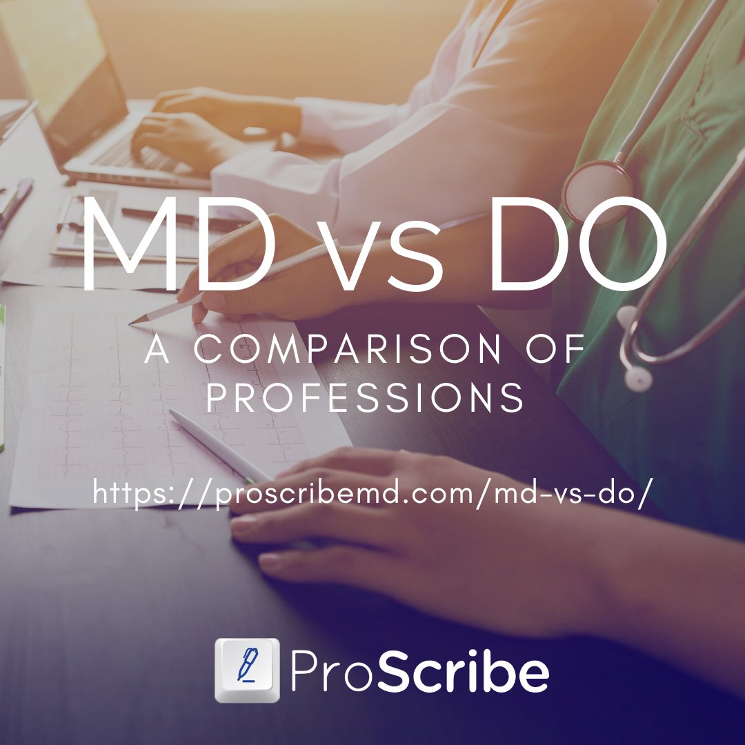 ProScribeMD's tweet image. Are you an aspiring doctor? Our latest blog covers the two types of doctoral professions and how they differ. #ProScribe #MedicalScribe #PreMed 
buff.ly/2V0RsL9
