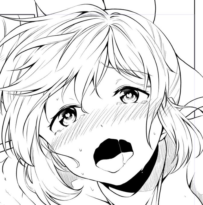 この前上げた画像の線画がこちらになります。
もう少しで仕上げに入れるんご…_:('ཀ`」∠):_ 