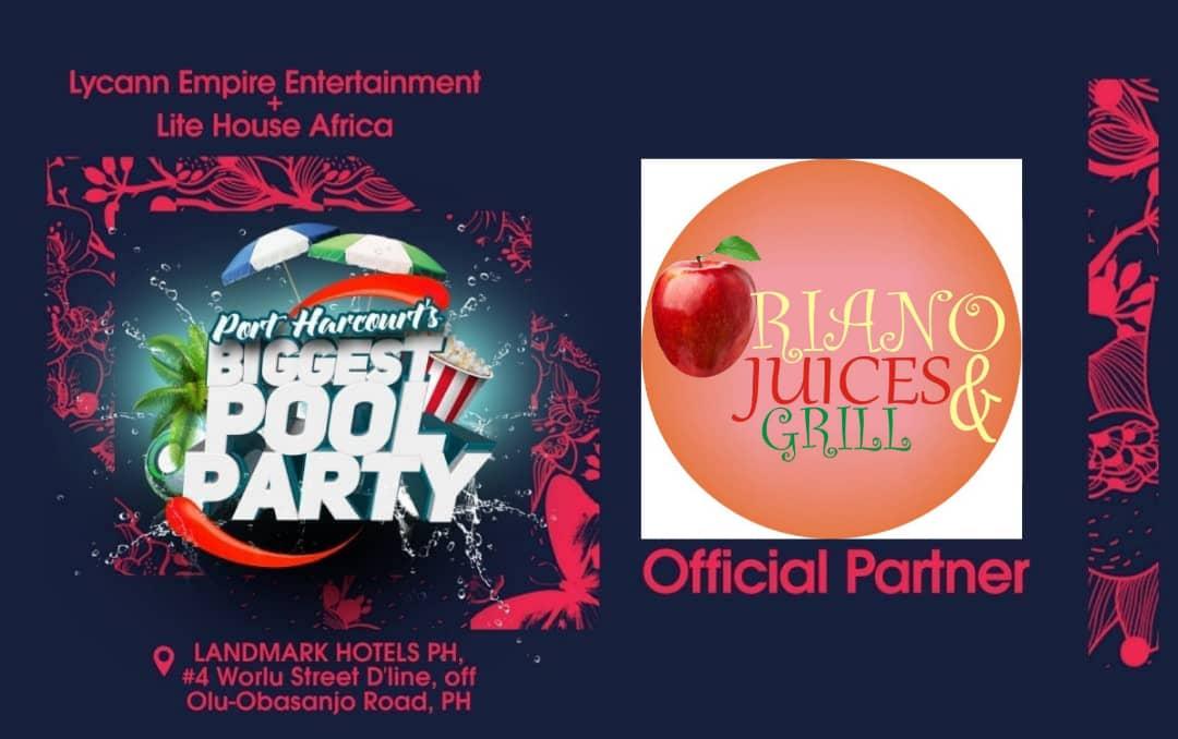 PHB_PoolParty's tweet photo. #iGoDeyThere Meet one of our Vendors #OrianoJuicesAndGrill coming to treat you nicely at the pool party this Sunday 23rd Dec 2018 at LANDMARK Hotels pool side #PHBPoolParty https://t.co/zVbSHAirAF