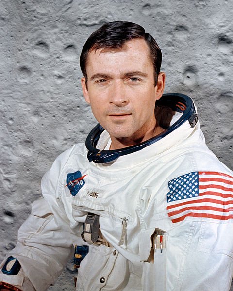 John Young, who died in early 2018 at the age of 87, was the longest-serving astronaut in NASA history. He is the only person known to have smuggled a corned beef sandwich into space. (Image: NASA)