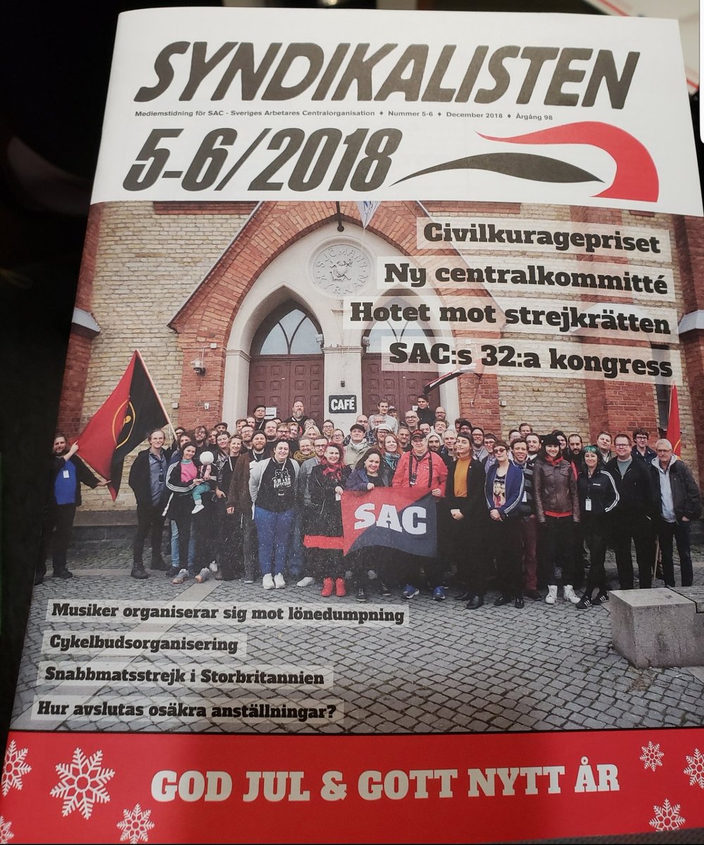 I think I'm going to try and learn Swedish next year just so I can read this.  <a href="/syndikalisterna/">SAC Syndikalisterna</a> #1u