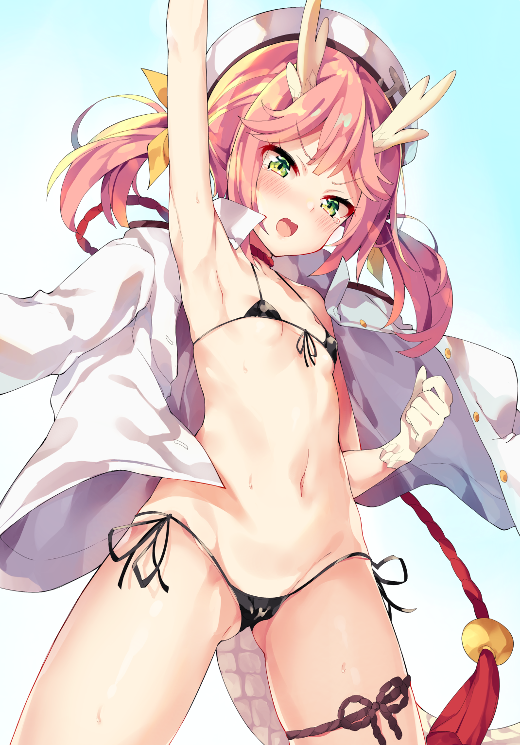 うなハウス C99新刊委託中 特に理由のないマイクロビキニが龍驤を襲う アズールレーン T Co Atpnhzgg7v Twitter