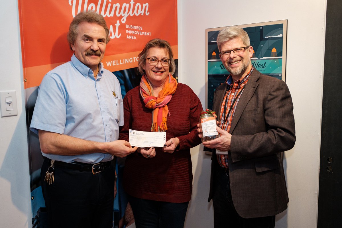We are so proud to present this cheque for $1057 to Alice Kubicek from <a href="/DaybreakHousing/">Daybreak Housing</a> Most of these funds came from our collection jars that were out in the neighbourhood over the past month, so THANK YOU to everyone for the generosity! #MyOttawa #WellingtonWest
