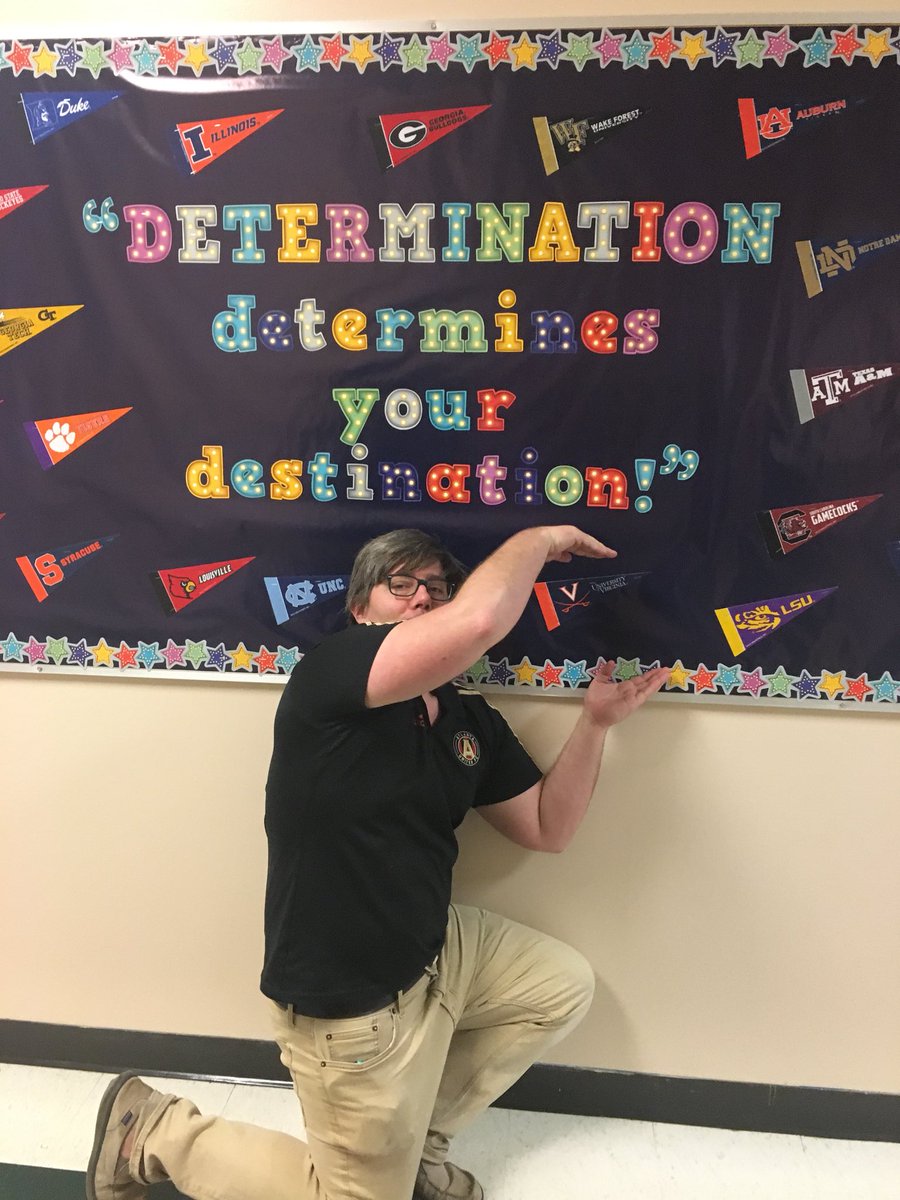 smariecaldwell's tweet photo. Had fun today making a new AVID bulletin board with @SSCMSStallions AVID students! Determination determines your destination! #DestinedForGreatness #CollegeBound #ThisIsAVID #OneCommunity #GoingToCollege #AVIDventures πππ https://t.co/2JF7Jfzkap