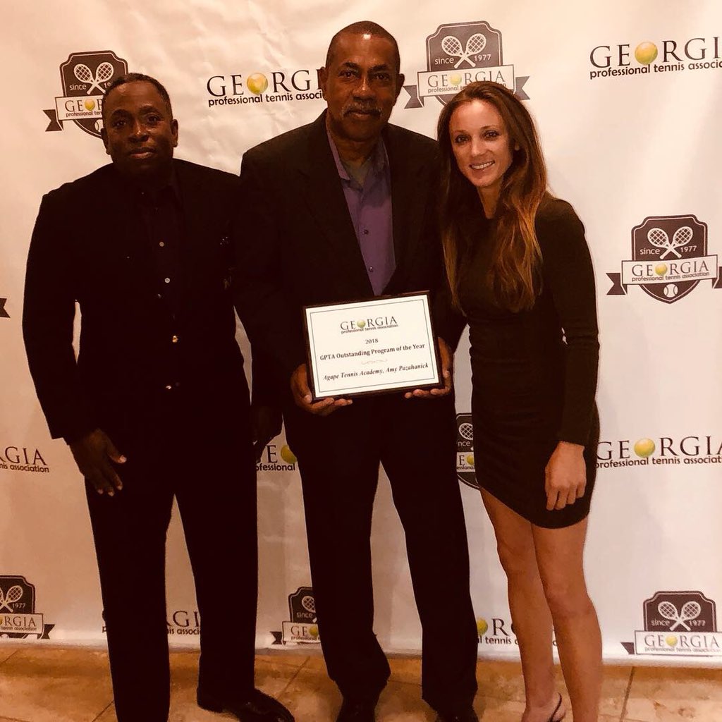 agapetennis's tweet photo. Agape Tennis Academy was awarded the 2018 Outstanding Program of the Year Award in the state of Georgia! We are honored to win this team award. https://t.co/dhuEobtQJK