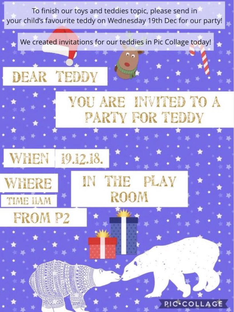KillowenPS's tweet photo. The teddies had a fab time and were very well behaved at their P2 party! #CrossCurricularICT 💕🎉 https://t.co/Acp9TCPUQ7