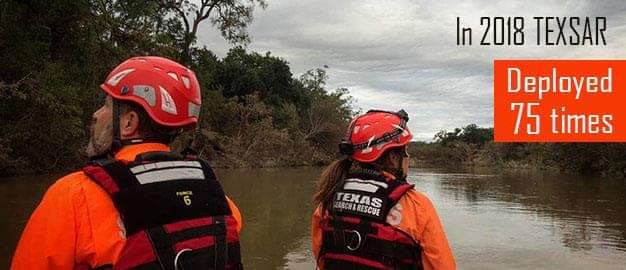 TEXSAR has deployed 75 times in 2018. That’s one deployment every 4.5 days.

Thank you TEXSAR members for IMPACTING the lives around you and in the communities we support!

Support TEXSAR today!
texsar.org/donate
#texanshelpingtexans #12daysofimpact #supportTEXSAR