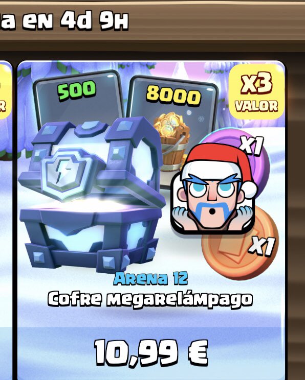 🎄 Gran Sorteo Navideño 🎄  

👉❗️De 0 a 150 RT oferta cofre mega relámpago❗️

👉❗️➕ de 150 RT oferta de cofre Rey legendario❗️

          ⬆️REQUISITOS⬆️

Seguir a @SKHeimdall 
Seguir a @GA_MAGEMA03 
Dar RT 🔃
Mencionar a 2 amigos 👬 

Ganador 2 horas antes de acabar oferta