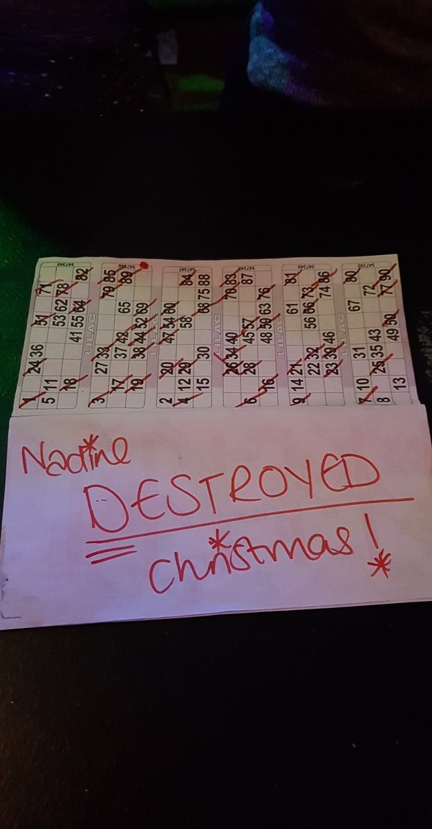 JayneMurray92's tweet photo. @NadineCoyleNow performing after bongos bingo in Liverpool was painful for our ear drums. Some people even left this message #awful not a patch on @CherylOfficial https://t.co/rCrNFX2xxx