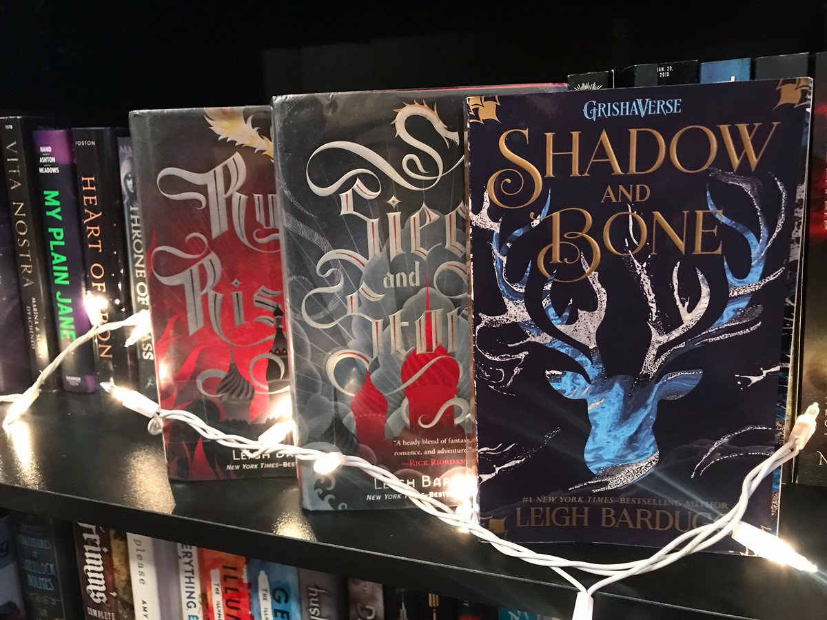 KFrank107's tweet photo. “I’ve been waiting a long time for you, Alina. You and I are going to change the world.” 
I did it. I finished the Shadow and Bone trilogy by @LBardugo 🙌🏼📚 https://t.co/050axUankC