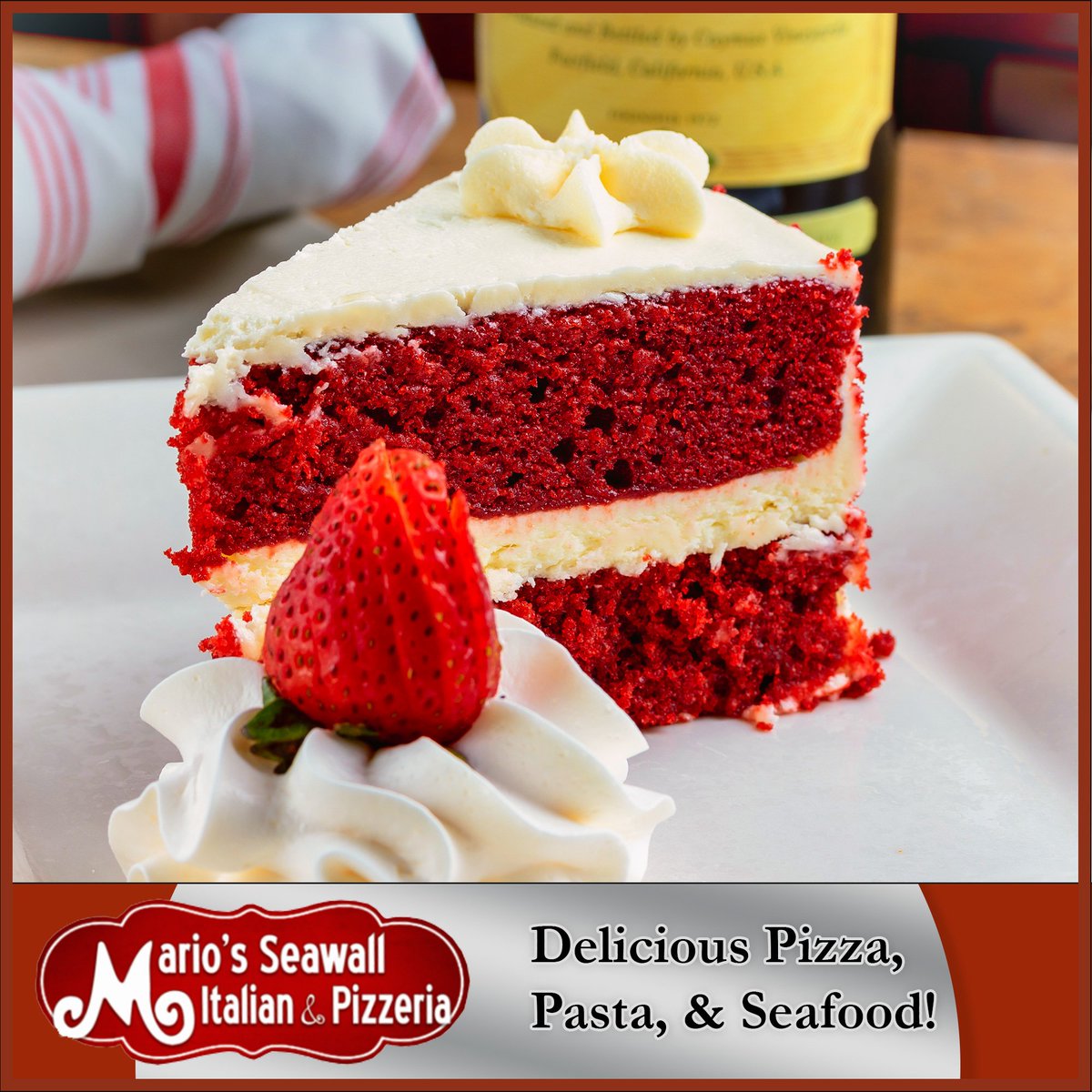 “Dinner was delicious! Loved the pizza, lasagna, and Alfredo pasta! Highly recommended!!” ~ Julie A. – Thank you, Julie! We are so glad you enjoyed it! If you like sweets, try one of our delicious desserts next time!
For Our Menu or Delivery -> bit.ly/2EjelDI