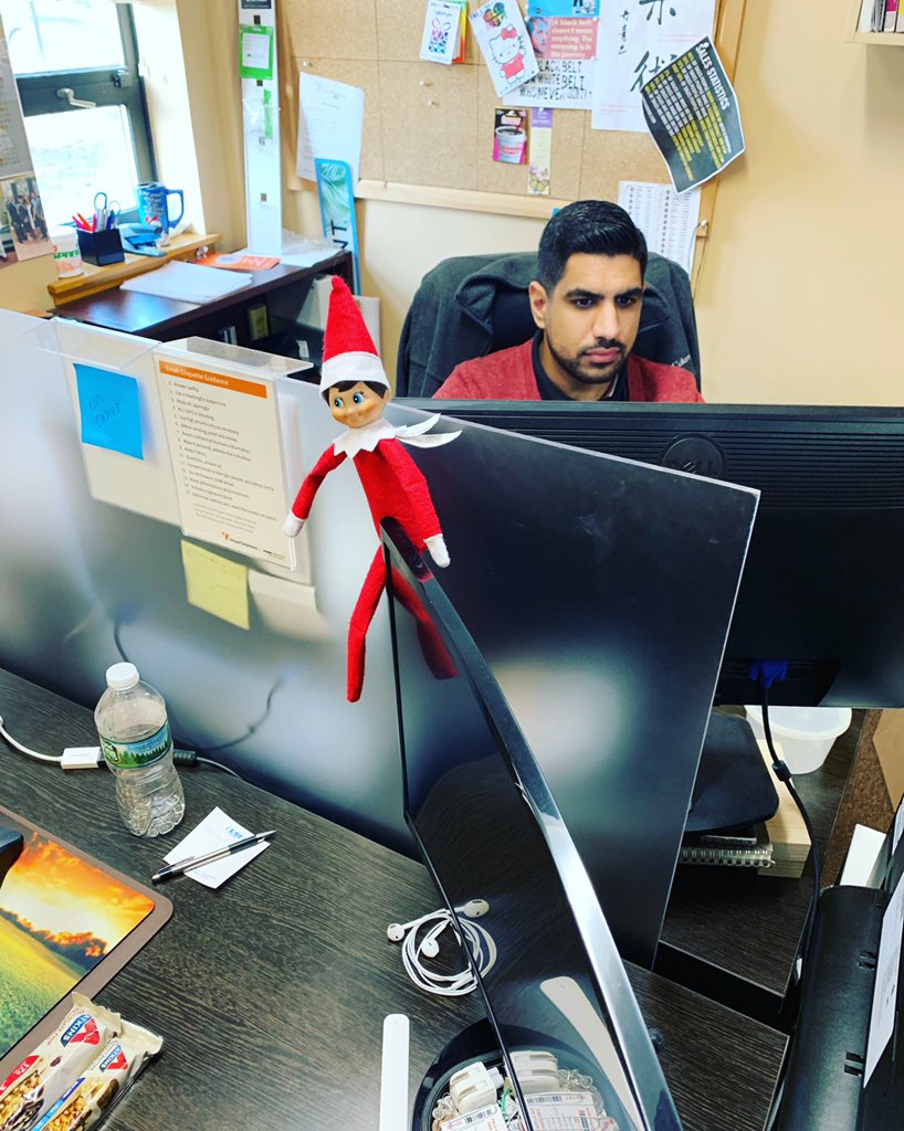 Hmm, our elf on the shelf ended up in sales today...anyone have any guesses where he’ll end up tomorrow? #retail #manufacturing #elfontheshelf