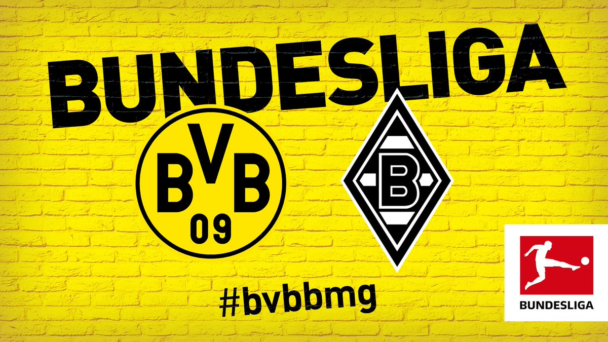 Borussia Dortmund (@bvb) on Twitter photo 🖤 SPIELTACH!
🆚 <a href="/borussia/">Borussia</a> Mönchengladbach
🕤 20:30 Uhr
📍 <a href="/SIGNALIDUNAPARK/">SIGNAL IDUNA PARK</a>
🏆 <a href="/Bundesliga_DE/">BUNDESLIGA</a>
📱 #BVBBMG 🖤 SPIELTACH!
🆚 <a href="/borussia/">Borussia</a> Mönchengladbach
🕤 20:30 Uhr
📍 <a href="/SIGNALIDUNAPARK/">SIGNAL IDUNA PARK</a>
🏆 <a href="/Bundesliga_DE/">BUNDESLIGA</a>
📱 #BVBBMG