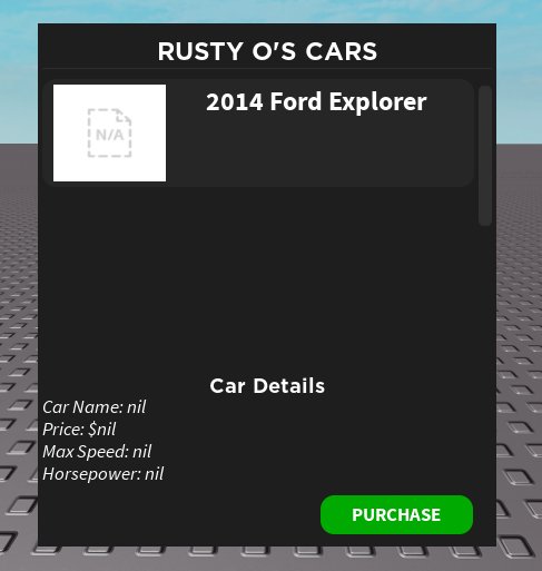 Moom Rblx On Twitter Hi Paul Rblx Thx For Original Gui Design Nothing Crazy Guys Just A Simple Vehicle Spawner Gui For Blythe Buyable Cars Are Coming To Blythe In The Next Update The - car spawner roblox