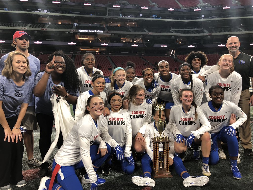 Congrats to <a href="/PRidge_AD/">RidgeAD</a> for winning 1st <a href="/GwinnettSchools/">Gwinnett Co. Schools</a> girls flag football championship!