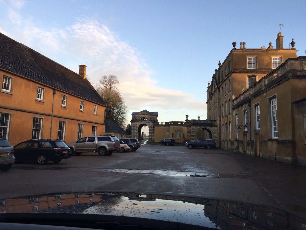 What a day shooting on the Badminton estate.