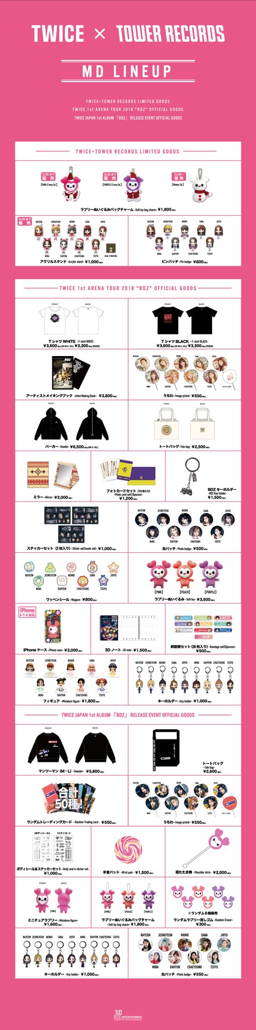 TWICEグッズ TWICE JAPAN OFFICIAL on X: 