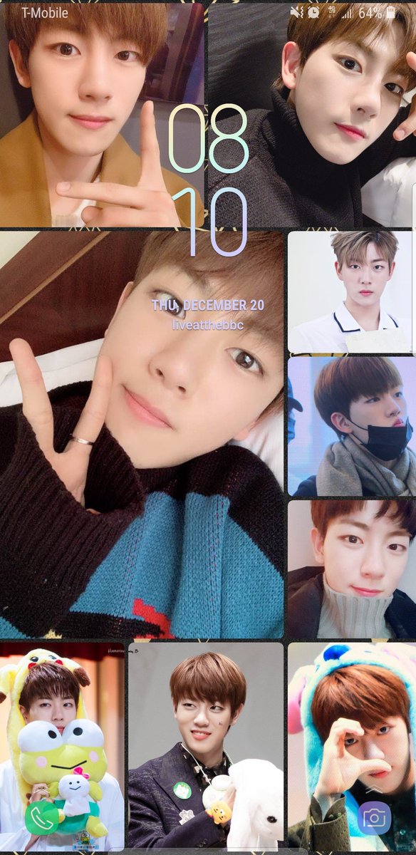 lockscreen update~new jibeom collage 