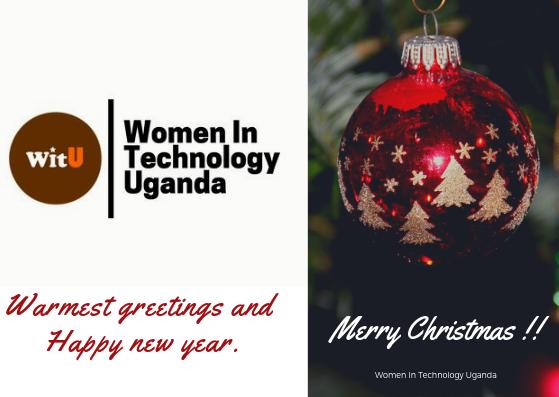 wituganda's tweet photo. Seasonal greetings from Women In Technology Uganda. Thank you for making 2018 memorable!!!! @BarbsBirungi @irene_mutesi @kituyii @jovia_nanyonjo @morynas43 @NakitendeLetici https://t.co/xW2wBhnQoV