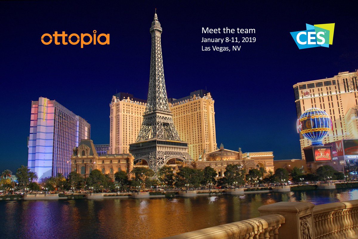 Ottopia_Tech's tweet image. Ottopia is going to Las Vegas!

Schedule a meeting at CES to learn how our technology can assist and guide self-driving cars in the safest way possible.

bit.ly/2UpijQq