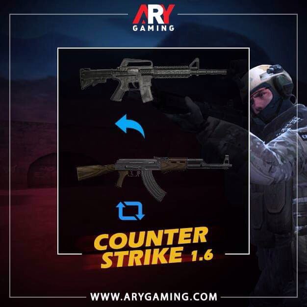 ARYGamingcom's tweet image. These two are considered as the best assaulter guns.
Which one would you prefer?

M4A1 (also known as Maverick).
CV-47 (also known as AK-47)

#ARYGaming #CounterStrike