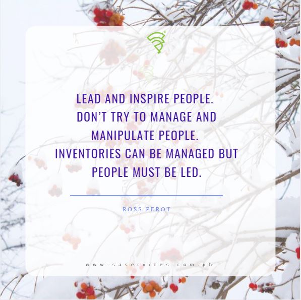 sas_mngt's tweet photo. Lead and inspire.
Call us for our Leadership training classes: (02) 949-3004 or (02) 654-5951 for Metro Manila, and (032) 416-0361 for Cebu.
#SAStig #SAStronomical #quote #leadership #inspire #dontmanipulate https://t.co/Vey21NRIA9