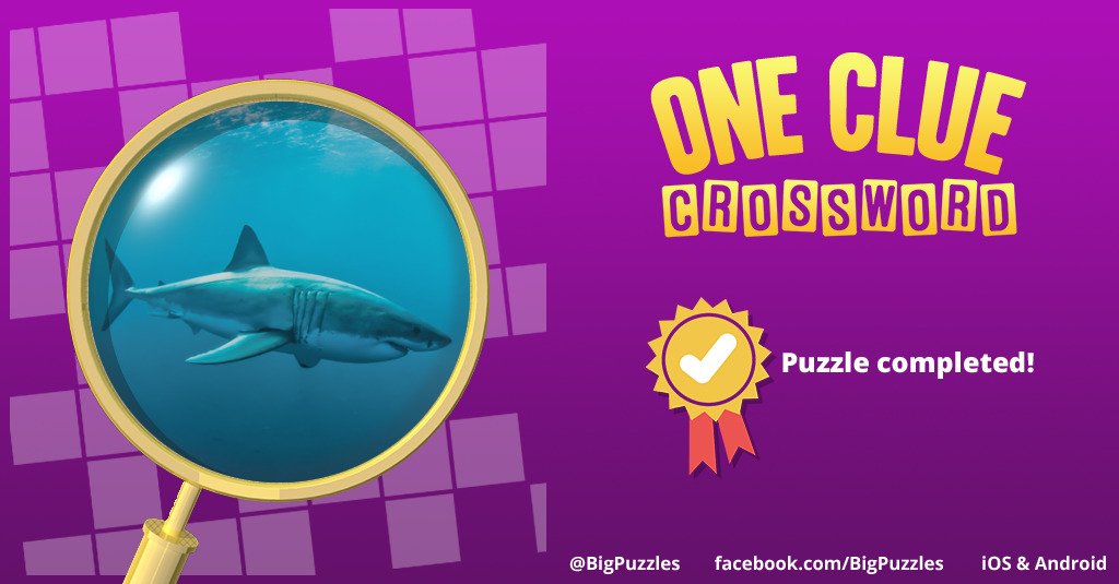 httpbitchin's tweet image. I completed a puzzle in One Clue Crossword. Play now for free!
onecluecrossword.com #OneClueCrossword