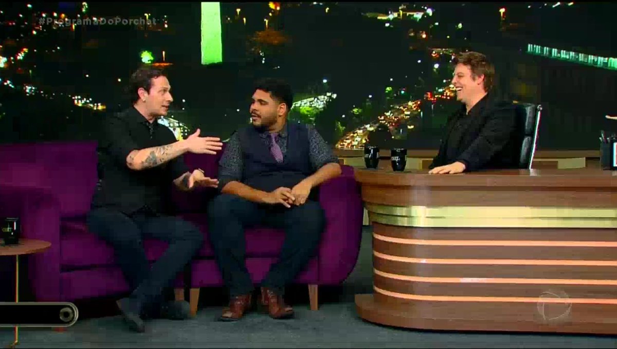 Dudu's tweet image. Vou sentir saudade desses pragas #ProgramaDoPorchat