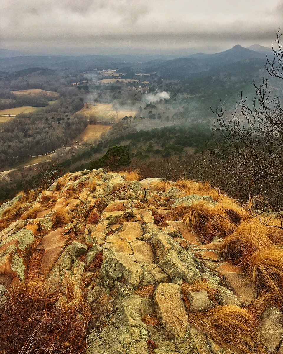 KenShaddox's tweet photo. View from Pinnacle Mountain. 
12.19.2018 https://t.co/euSSPr7rXX