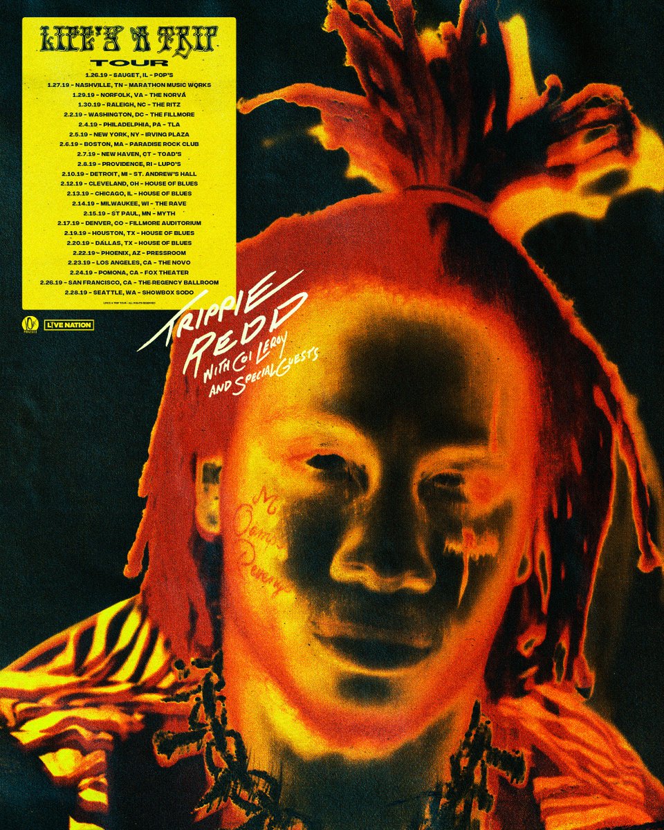 Trippie Redd Twitter: "Come see me on tour on sale tomorrow 😈❤️ https://t.co/enOiSdzRYp" / Twitter