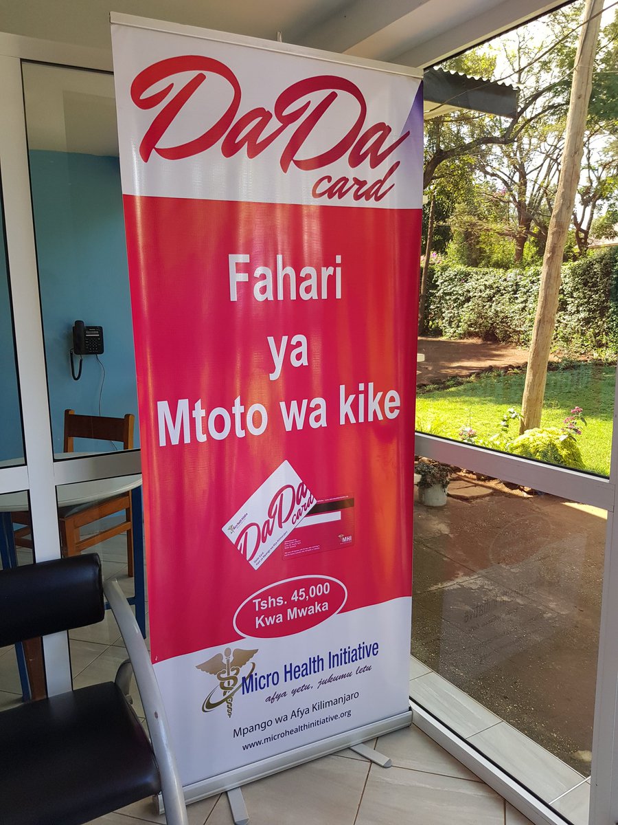 J_Kemibaro's tweet image. Introducing the Dada card.

HCD #Microhealthinsurance product by #Microhealthinitiative in Tanzania for girls and young ladies from 10 - 24 years. 

The #Insurance landscape is changing!

#innovativeinclusiveinsurance
#Microinsurance 
#50PercentInsuredBy2028