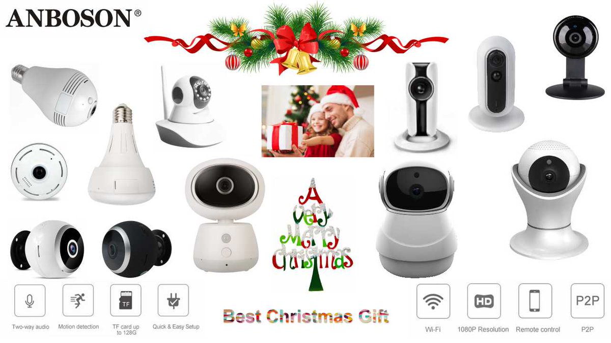 Time to prepare a Christmax gift for your loved one, we offer Smart home IP camera, so you could remotly view your pet, children, elder ones home. easy operation, Order Link：better-home.en.alibaba.com