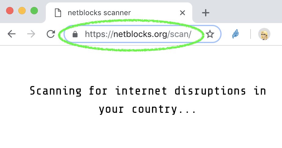 netblocks's tweet photo. Update: Internet users in #Sudan, if the above link is blocked you can type in the address by hand to help collect technical evidence of reported internet restrictions #SudanUprising #KeepItOn https://t.co/JDoOfyQtjt
