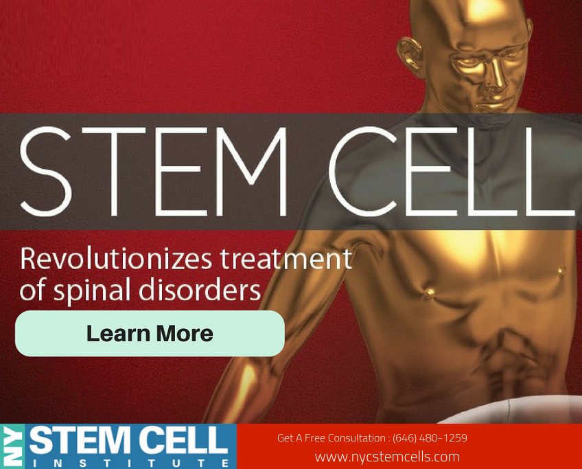 JasmineBCook1's tweet image. NYC Stem cell institute is offering the advanced stem cell treatment of spinal disorders in new york city.
Call Us (646) 480-1259
More: bit.ly/2rP9r9W 
#spinaldisorder #NYC #midtown #newjersey #downtown #newyorker #sunset #wtc #instagood #NewYorkCity #harlem #Brooklyn